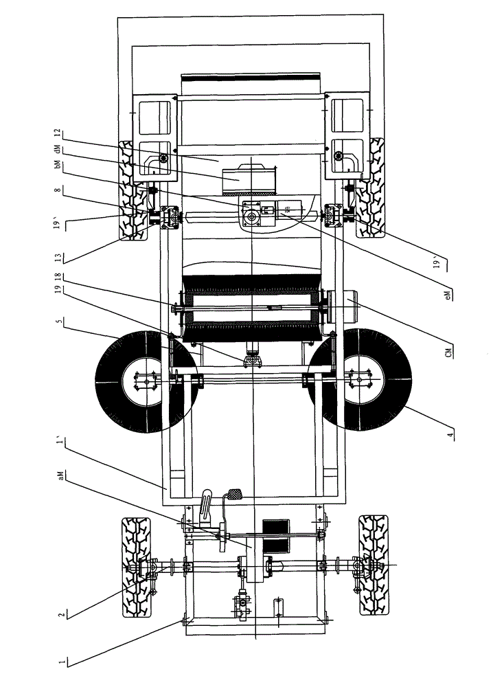 Light motor vehicle for cleaning road surface