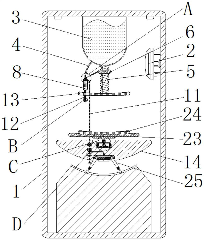 Automatic gluing device of shoemaking machine for intelligent manufacturing