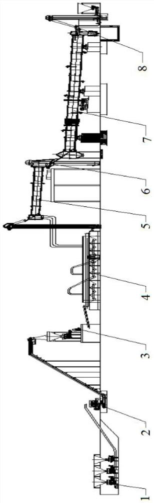 Iron powder cold pressing reduction device and method