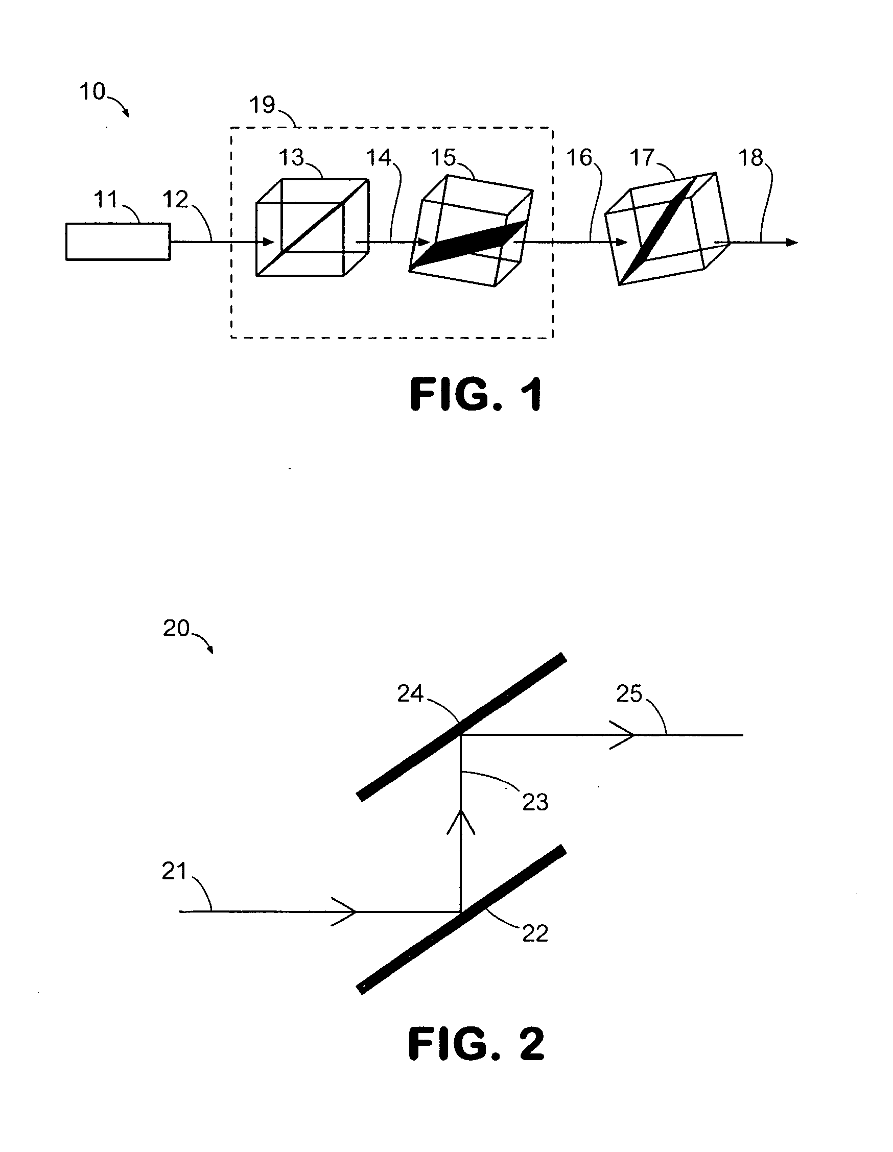 Optical logic devices having polarization-based logic level representation and method of designing the same