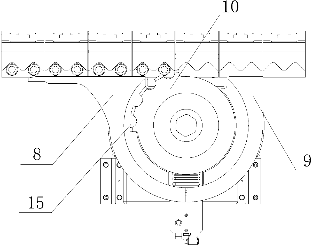 On-line automatic weighing system for filling and sealing of bottle container