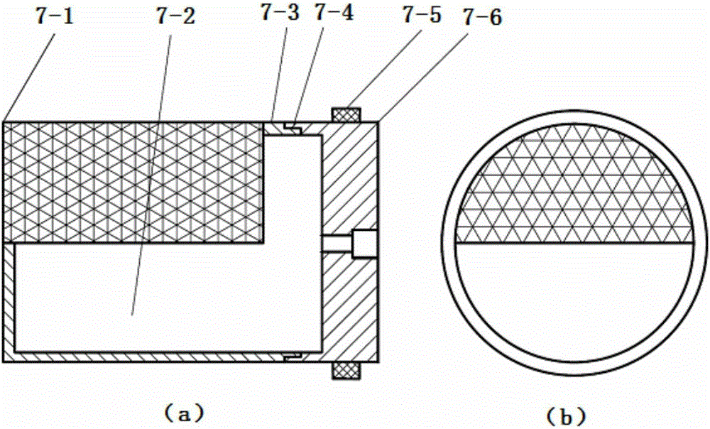 Variable volume burning rate test device for propellant