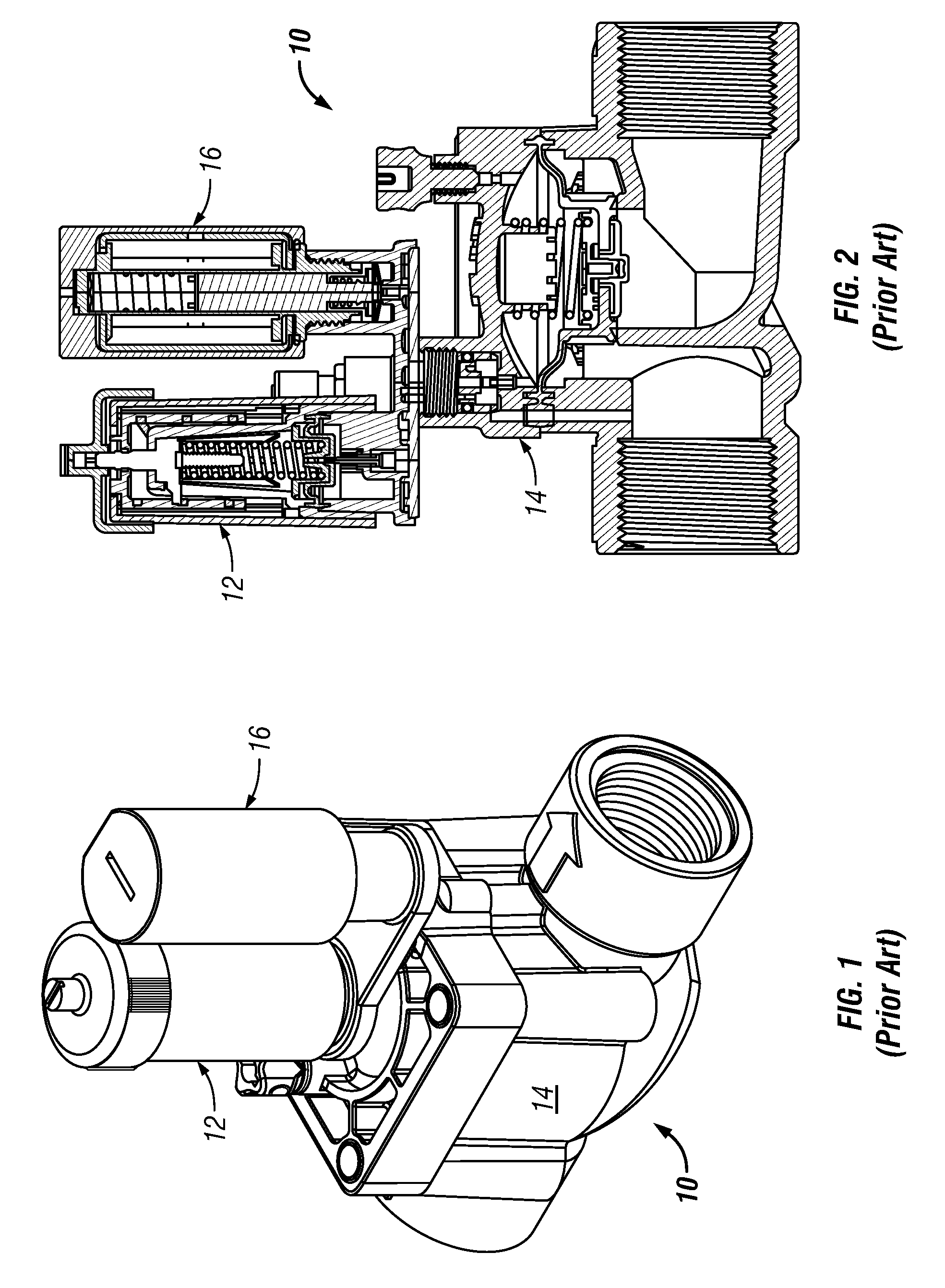 Co-axial solenoid and pressure regulator for diaphragm valve