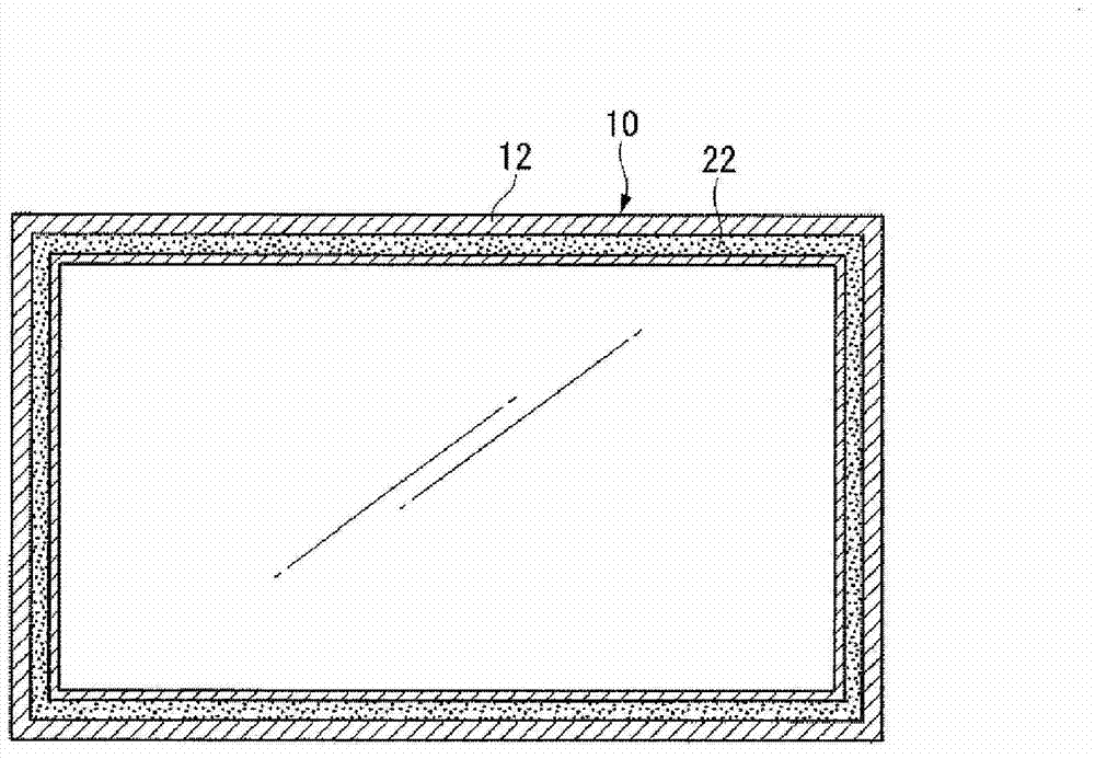Adhesive-layer-quipped transparent surface material, display device, and methods for producing same
