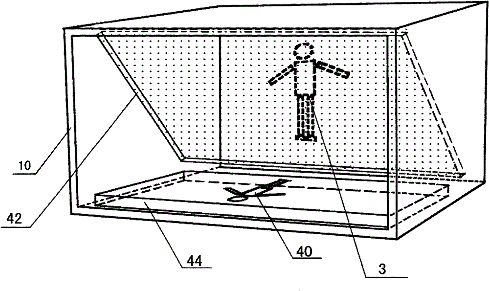 Method and device for transparent imaging