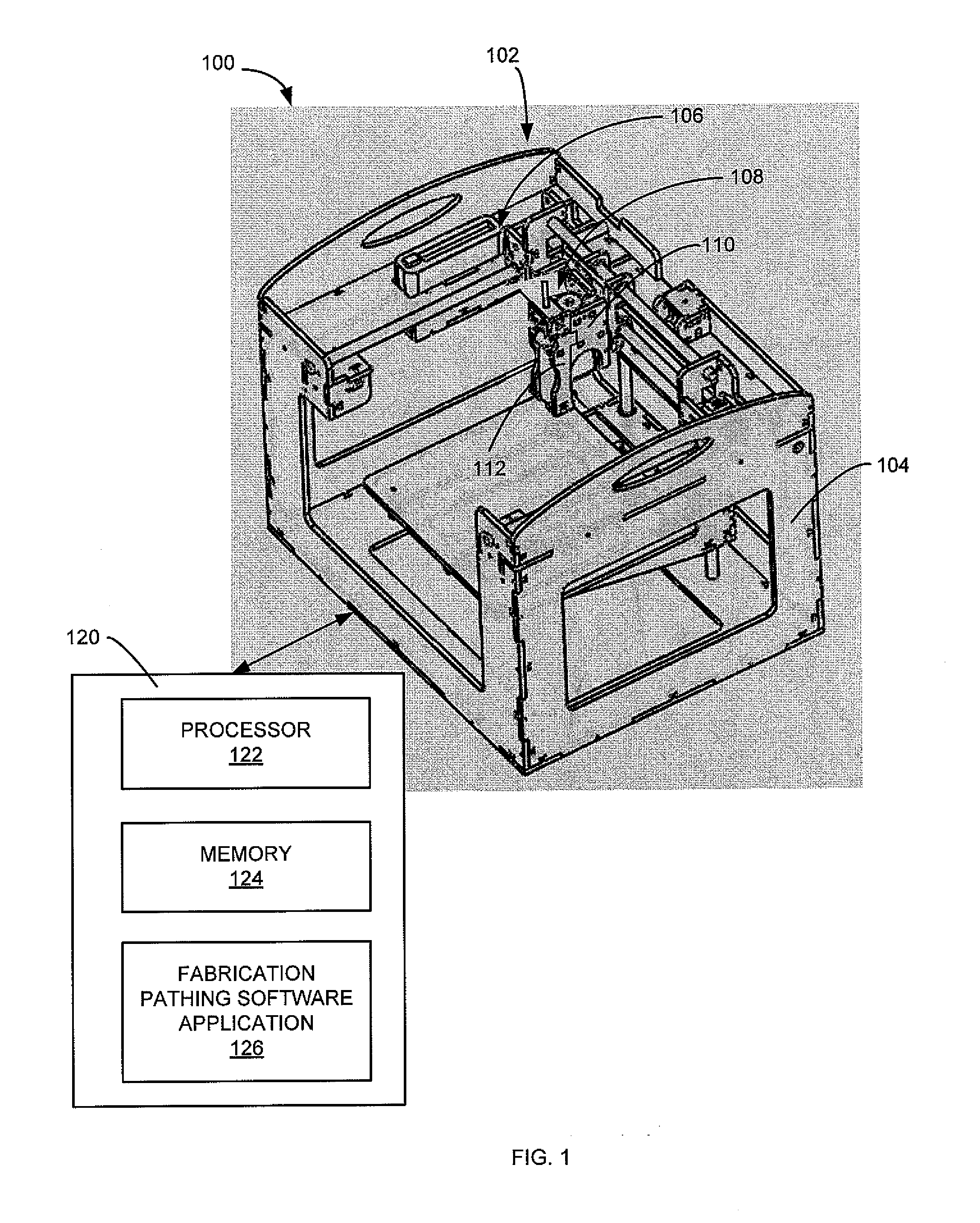 Deposition tool with interchangeable material bay