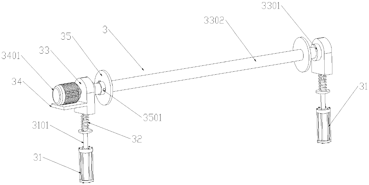 Automatic package forming device for spiral-wound membrane