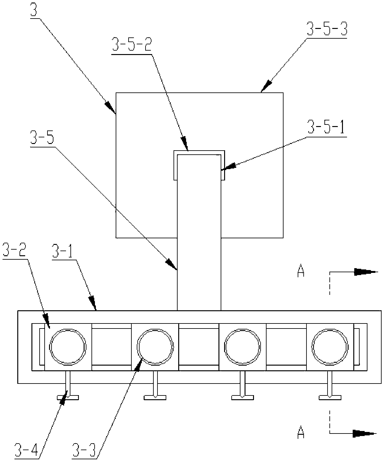 Meniscus gelatinizing device for single-sided gelatinizing of steel band tapes