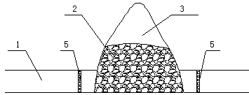 Method for passing through top-coal caving region of roadway