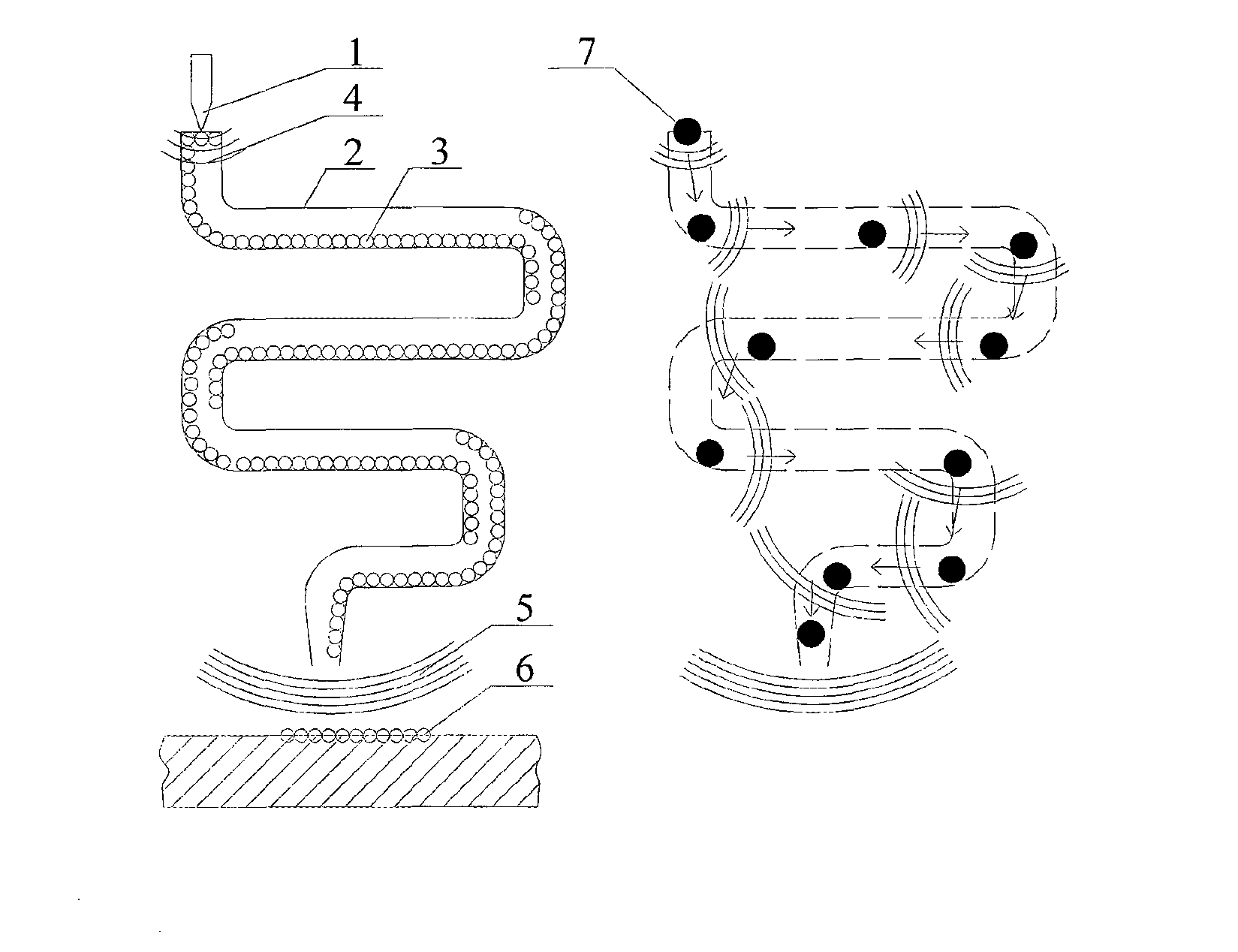 Method and apparatus for acquiring nanostructured coating by effect of laser-induced continuous explosion shock wave