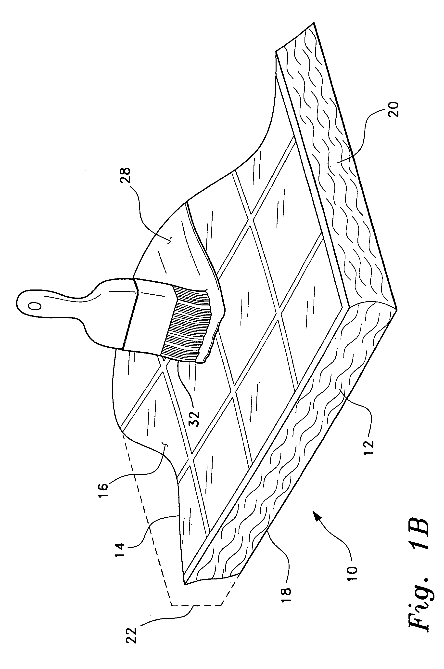 Method of applying a heat reflective coating to a substrate sheet
