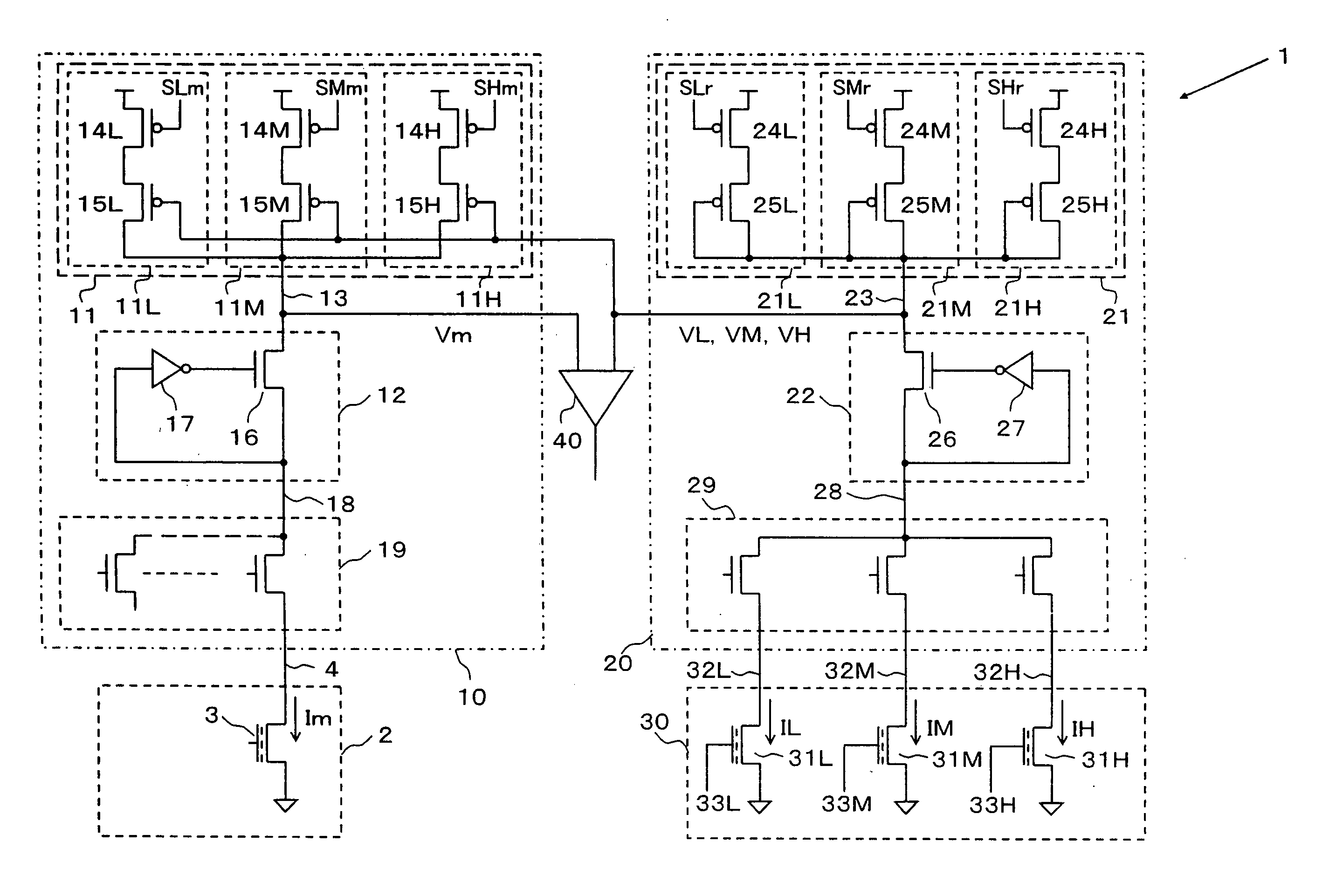 Read-out circuit in semiconductor memory device