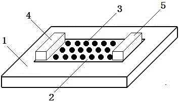 Photodetector and preparation method based on graphene and nanostructure perovskite material