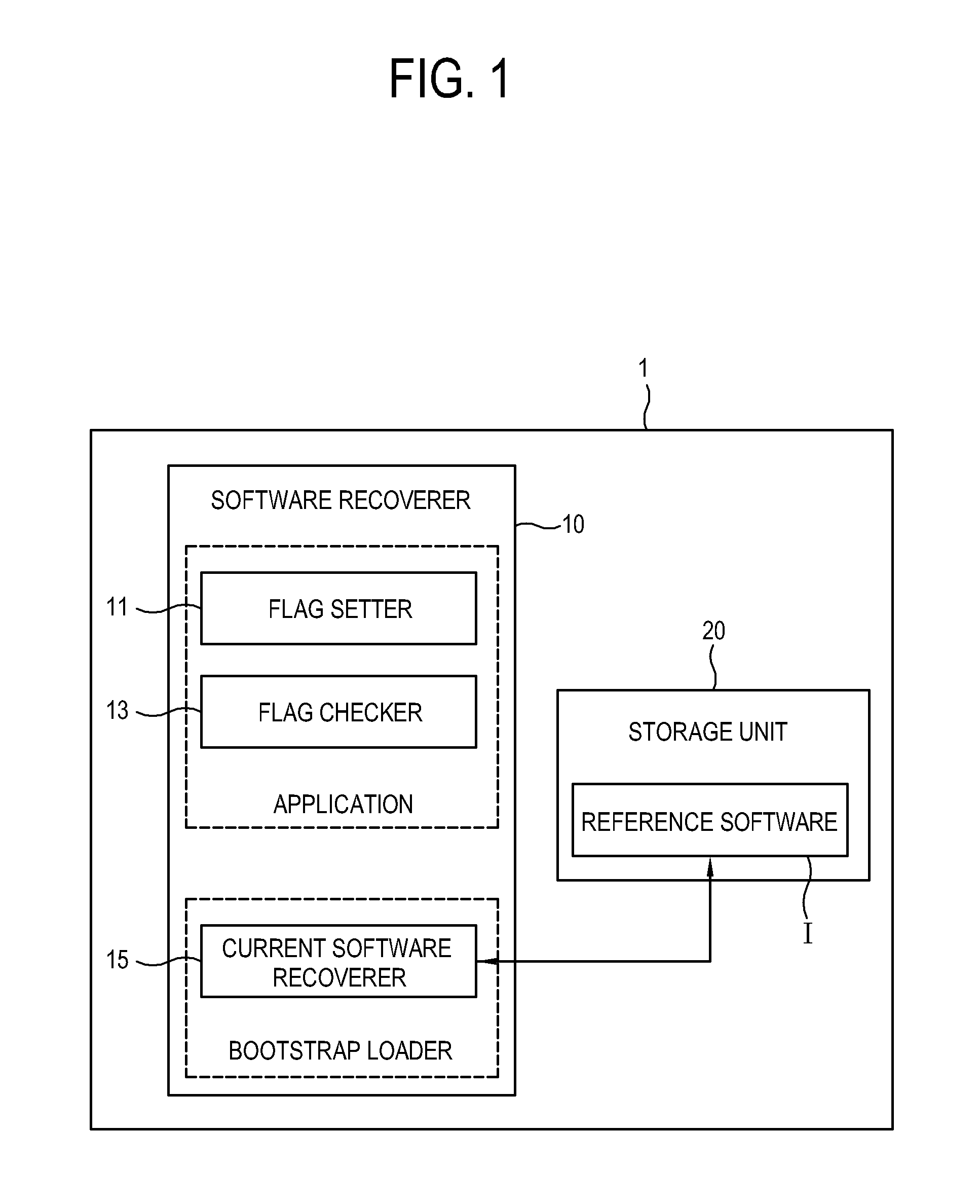 Display apparatus and software recovery method