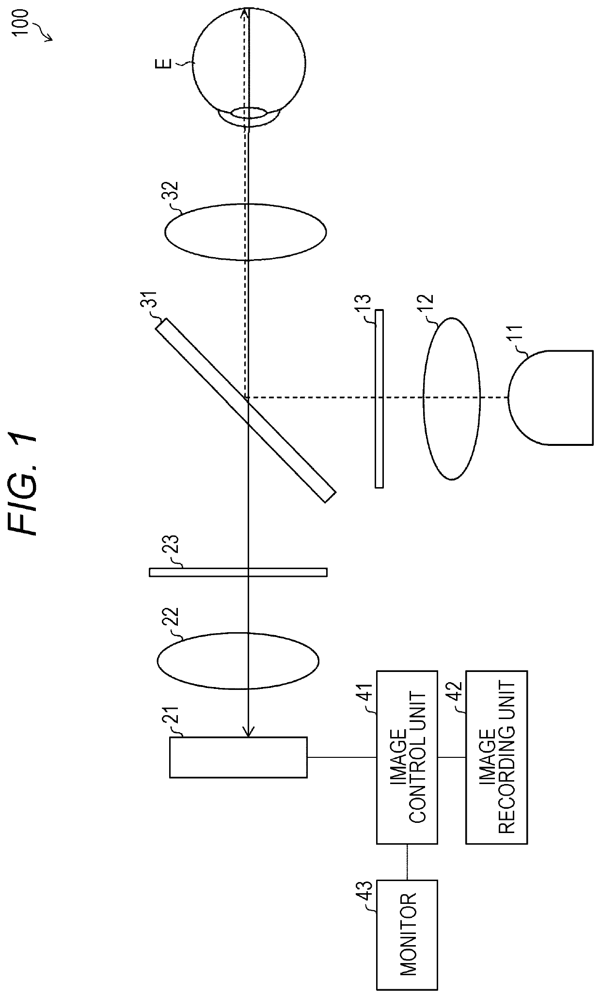 Optical system, fundus examination apparatus, fundus imaging apparatus, and fundus examination system