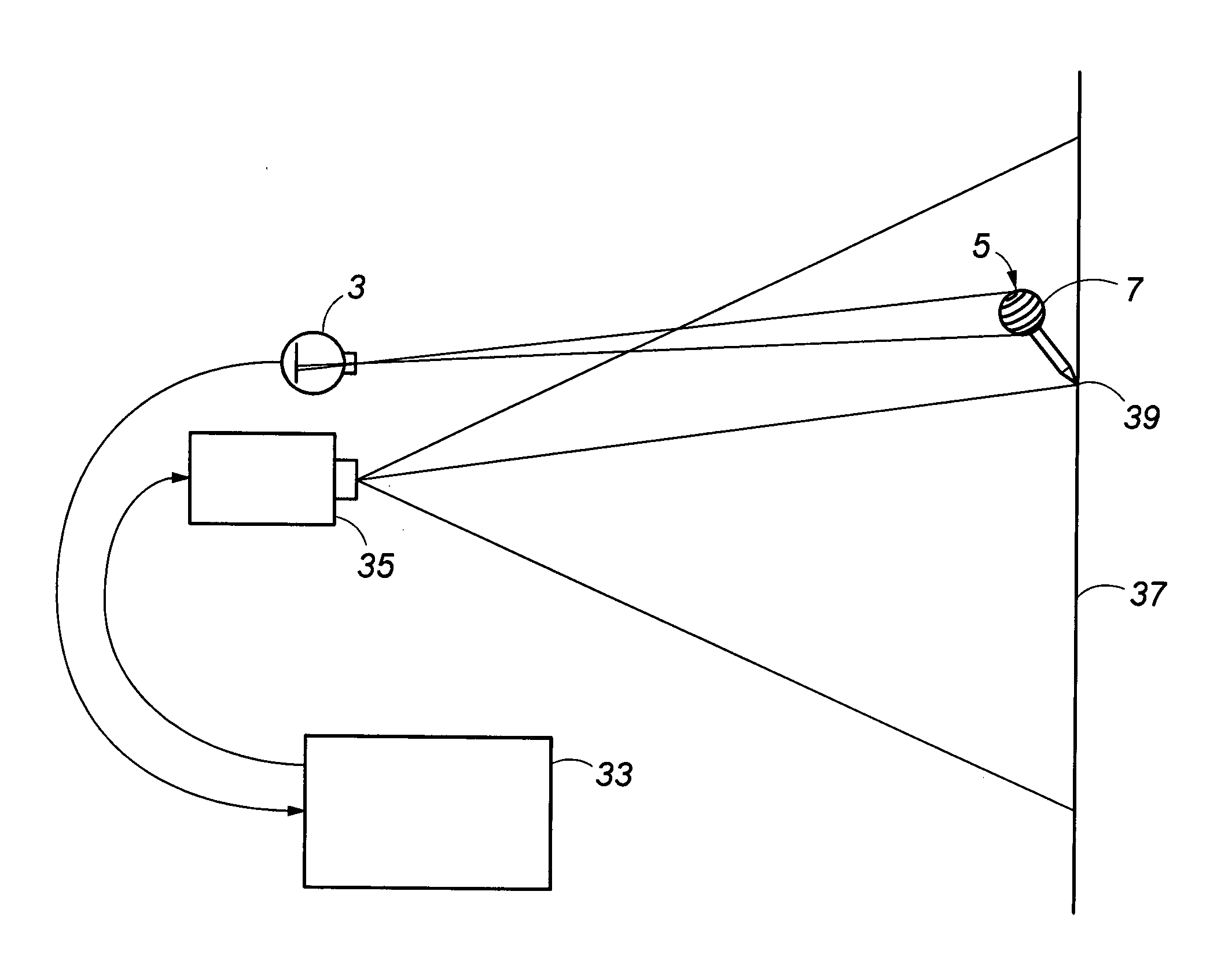 Object position and orientation detection system