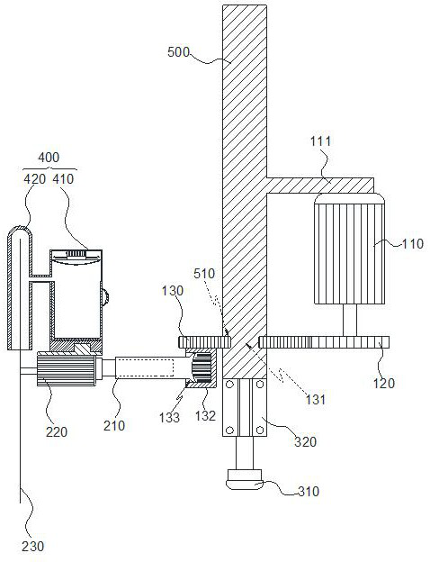 Dust collection type circumferential cutting machine