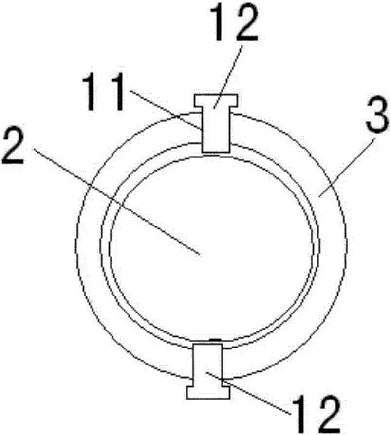 A device for aligning the centerline of a rolling mill frame and a transmission shaft of a gearbox and a method for aligning using the device