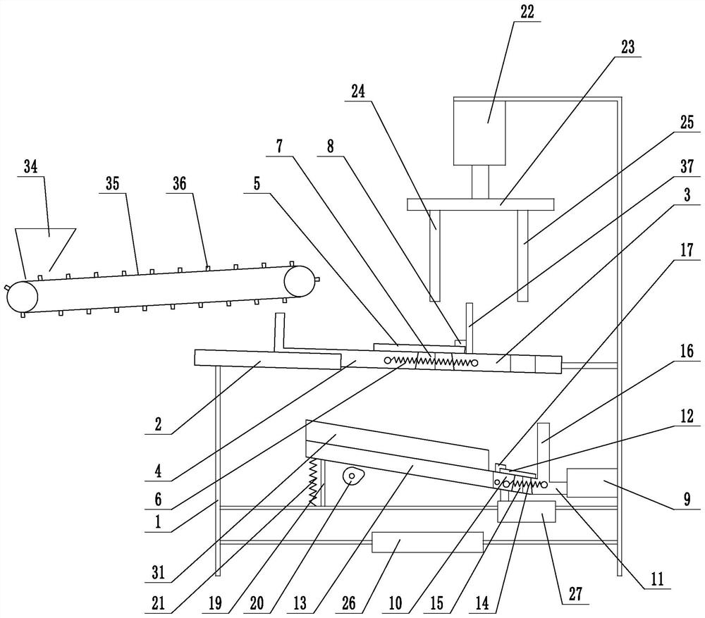 Method for intensive processing of emblica and device for removing cores of emblica