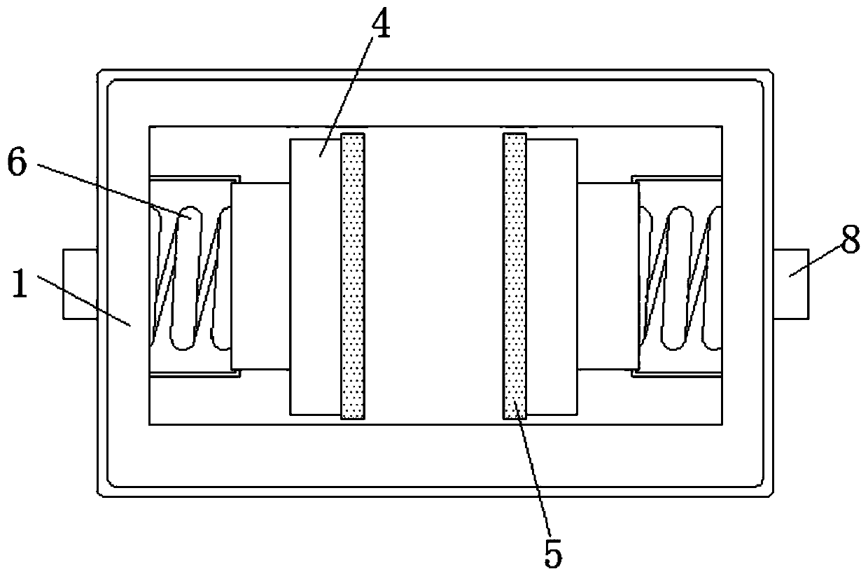 Embedded type tablet computer mounting frame capable of adapting to different thicknesses