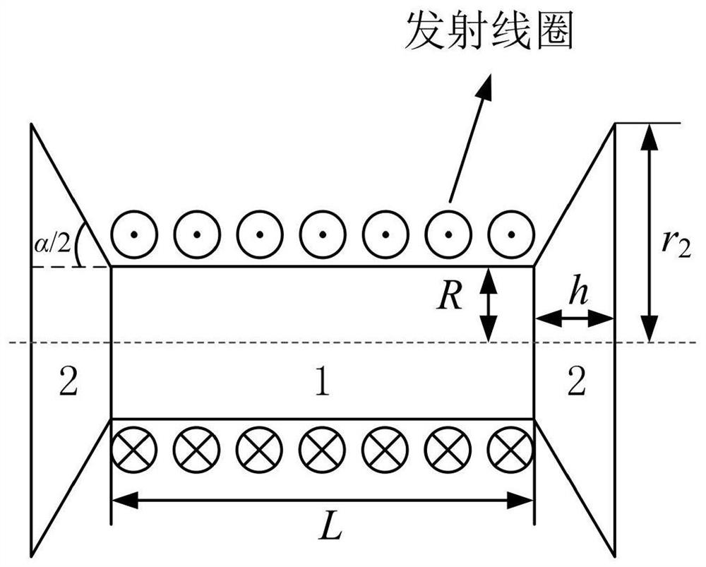 A wireless power supply device for gallbladder endoscope