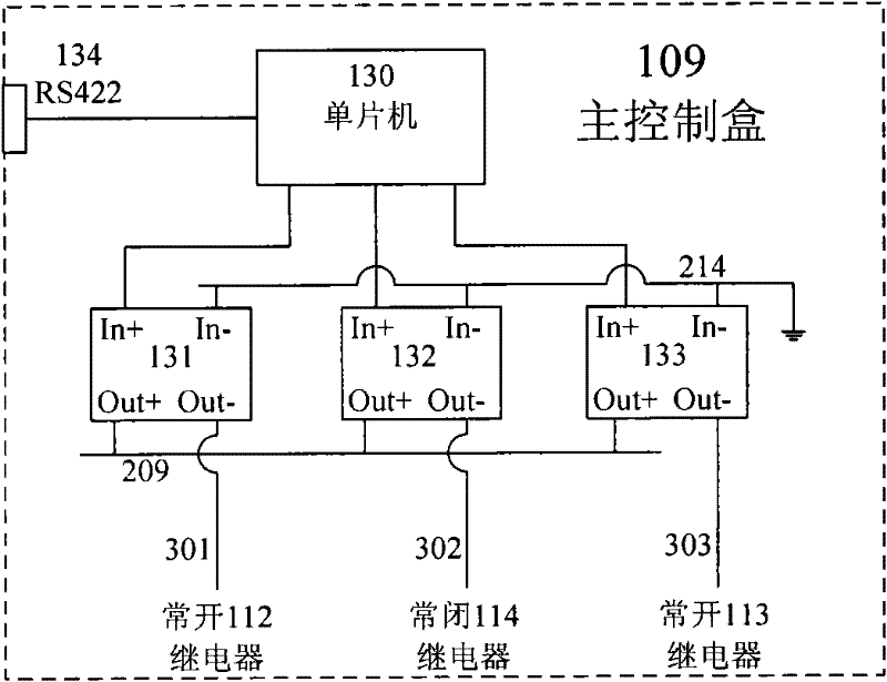 Unmanned helicopter continuous voltage-stabilizing power supply system with engine air restarting function