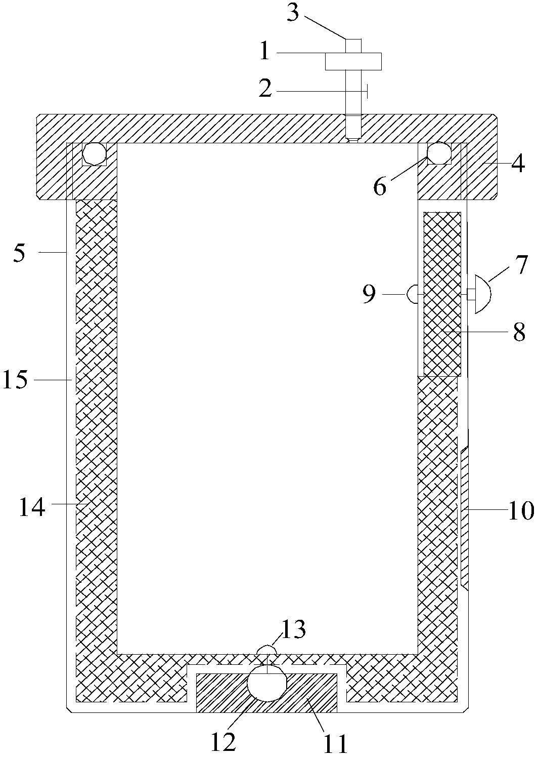 Intelligent constant temperature and ultrasonic wave promoting desorption integrated coal sample tank and using method thereof