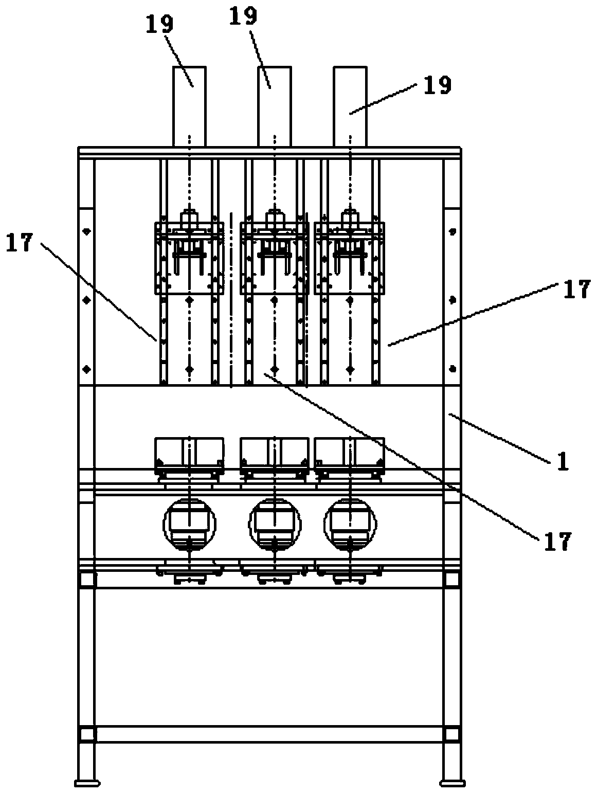 High-voltage bushing flange spinning device and spinning method