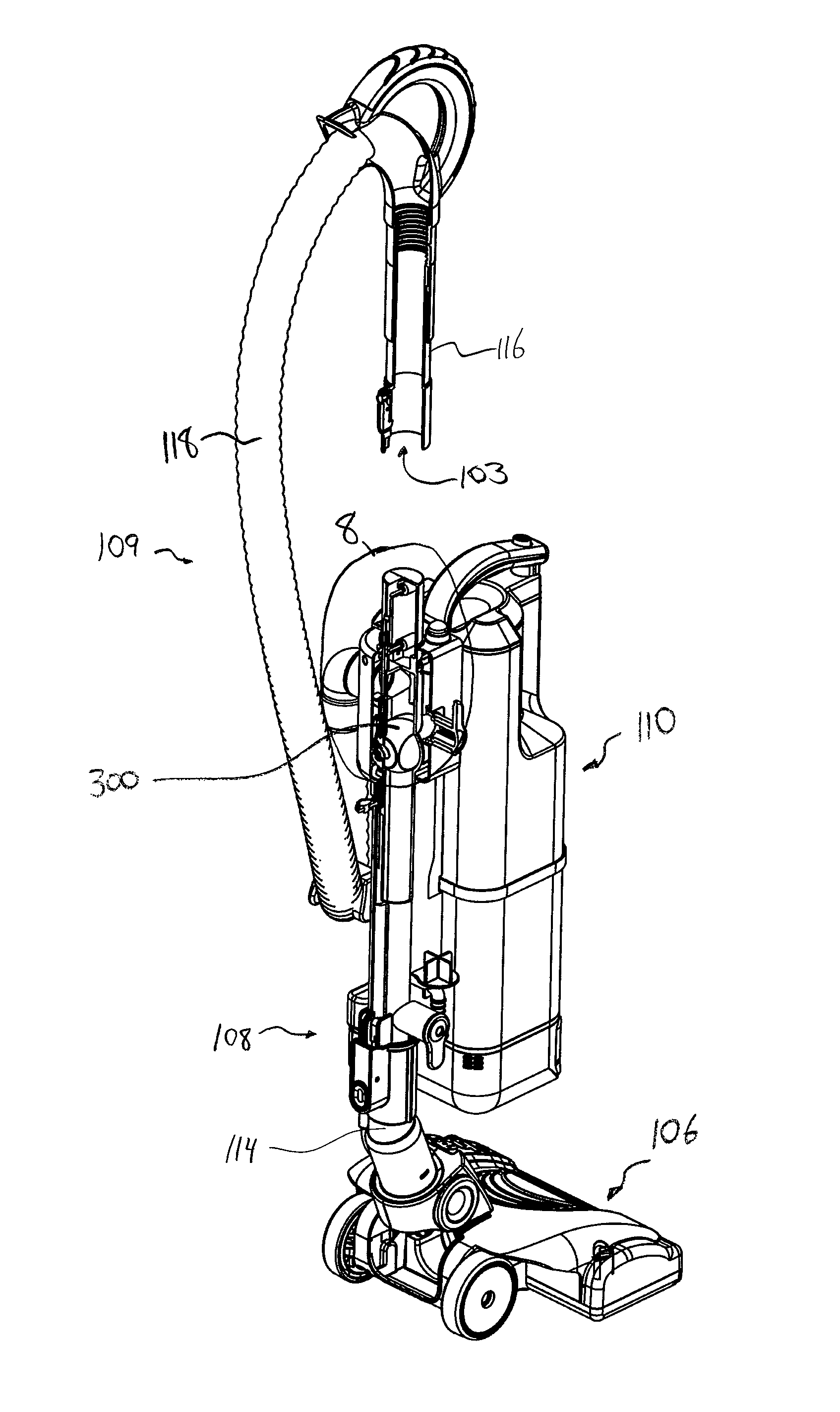 Valve for a surface cleaning apparatus