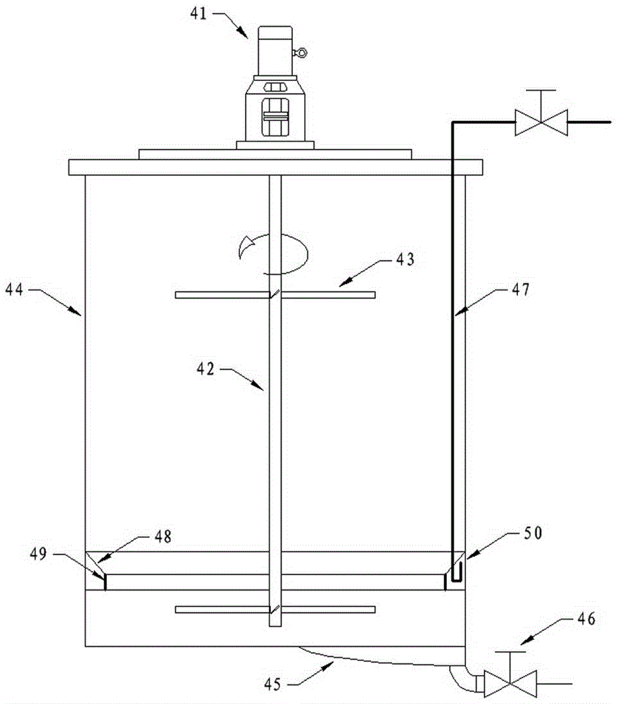 Device for conducting chemical combination and efficient filter pressing in electrolytic manganese process