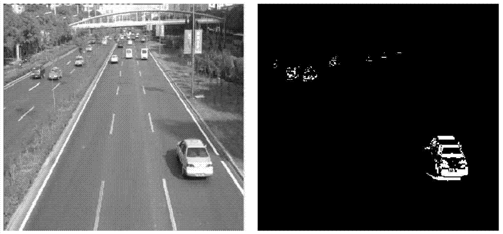 A vehicle speed detection method based on target motion trajectory