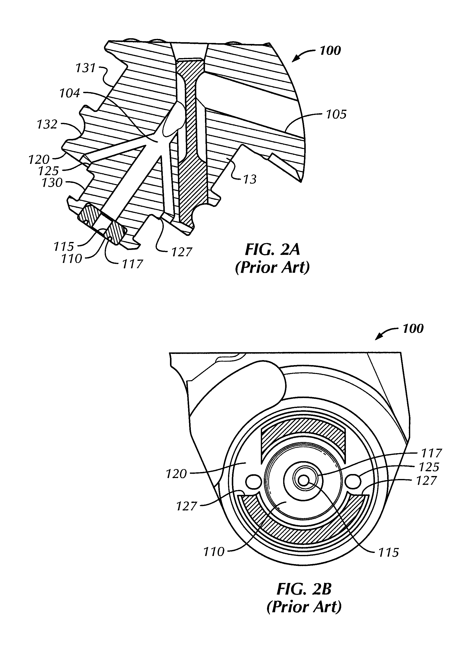 Air circulation ports in rotary rock bit journal bearing