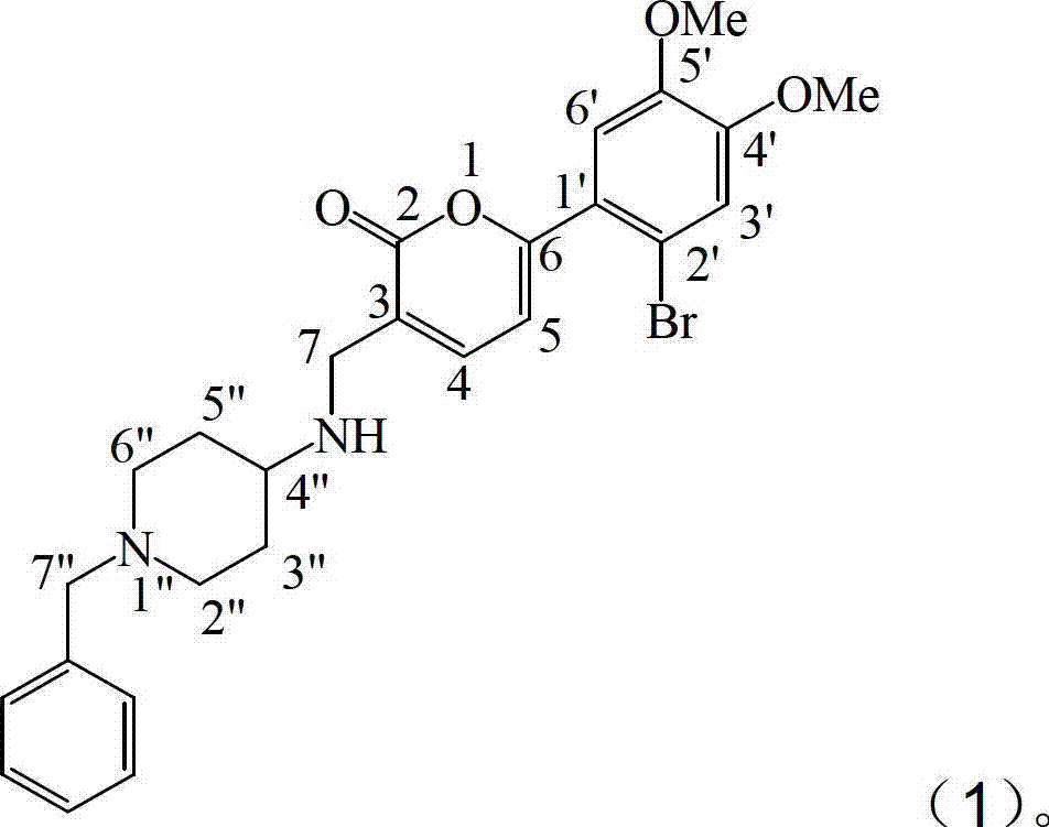 Application of piperidyl-containing pyranone compound in preparation of fungal infection resisting drugs