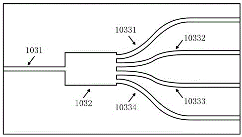 A multi-mode interference type optical switch controlled by input position and its preparation method