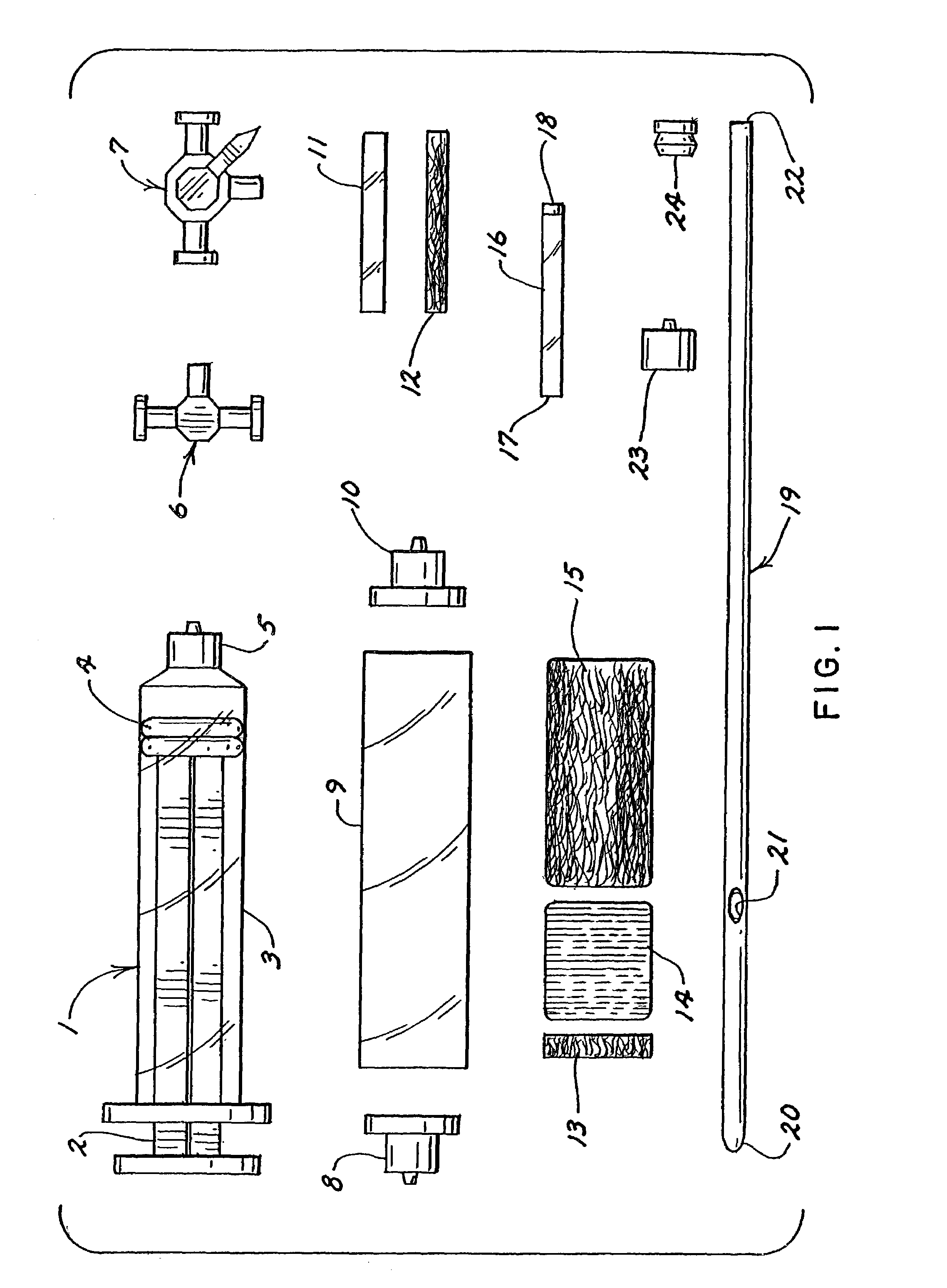 Clotting cascade initiating apparatus and methods of use and methods of closing wounds