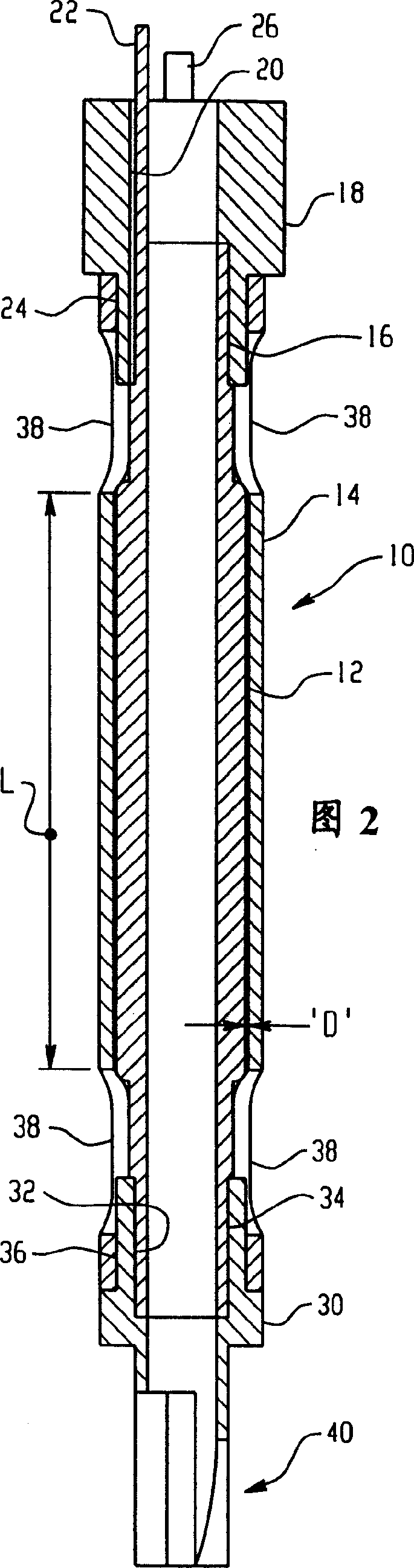 Probe assembly for a fluid condition monitor and method of making same
