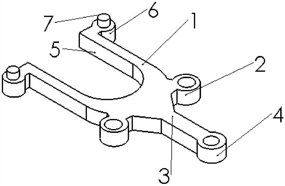 U-shaped connecting piece