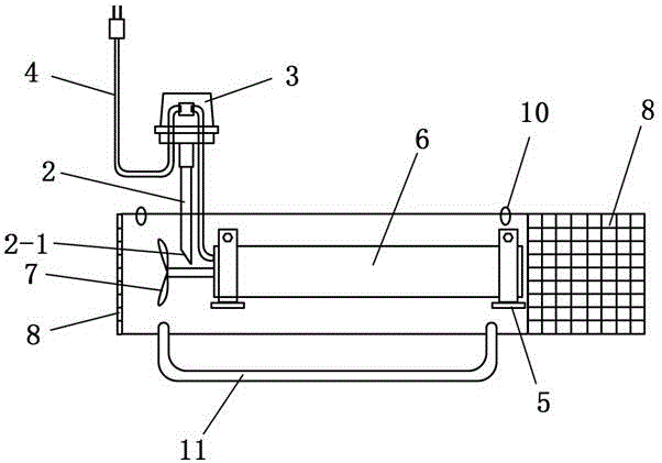 Circulating aerator for bottom of culture pond