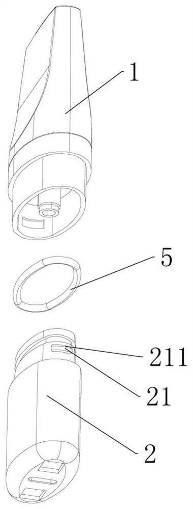 Oil core separation atomizer