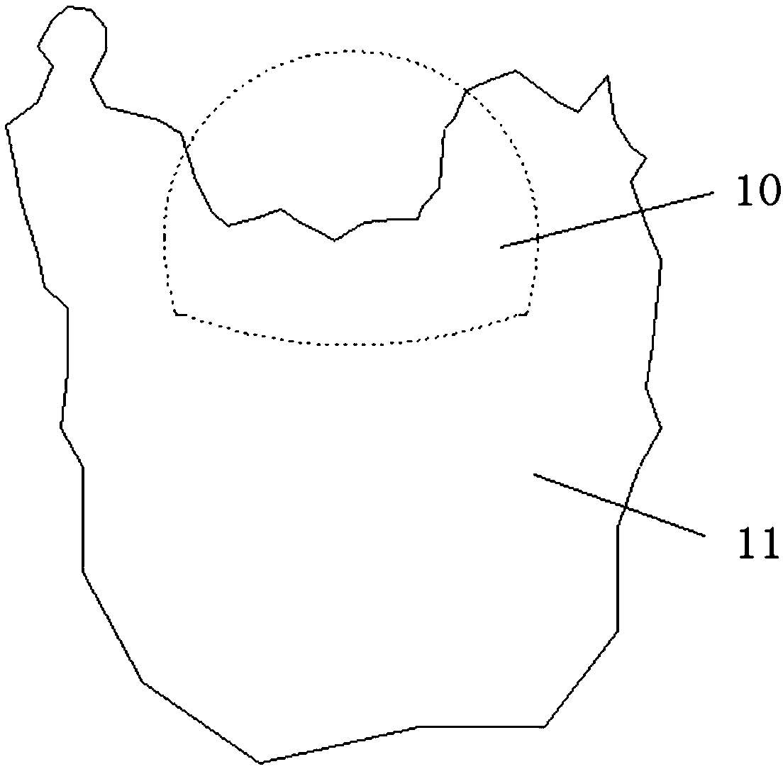 A wall-mounted surrounding rock section blasting excavation method for tunnels in karst areas