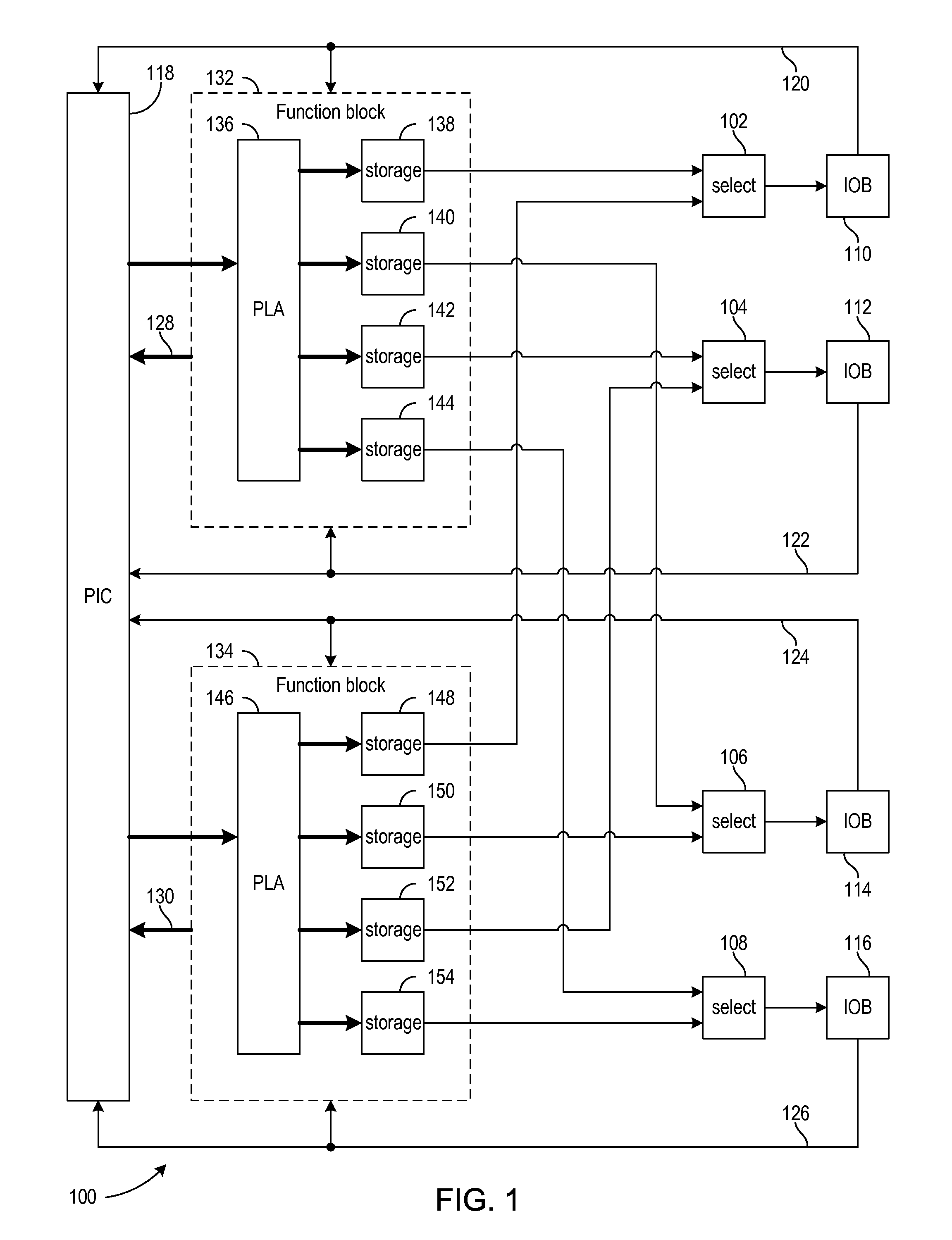Programmable logic device having a programmable selector circuit