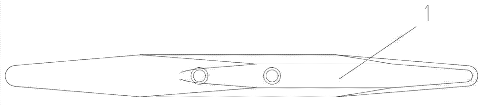 Processing method of nonmetal special-shaped rudder sheet and clamp for processing