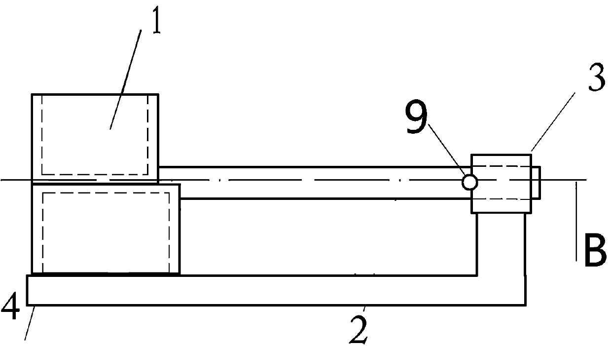 Metering method of balance metering container