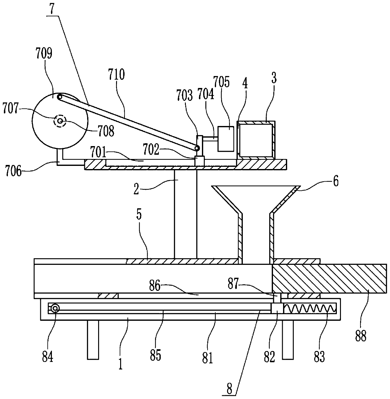 A kind of forage cutting equipment for animal husbandry