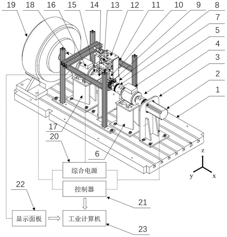 Device and method for measuring radial deformation of flexible gear teeth of harmonic reducer