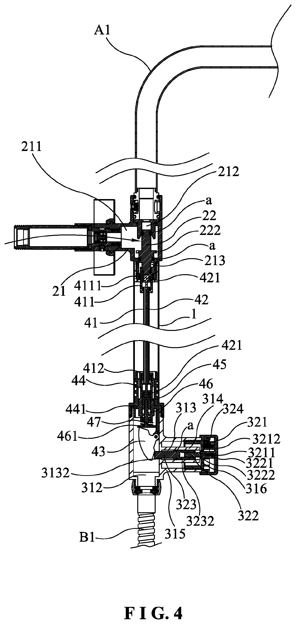 Convenient control device applied to energy-saving shower device