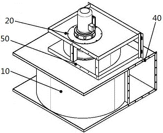 Inertial-separation and automatic-collection type oil fume purifying system