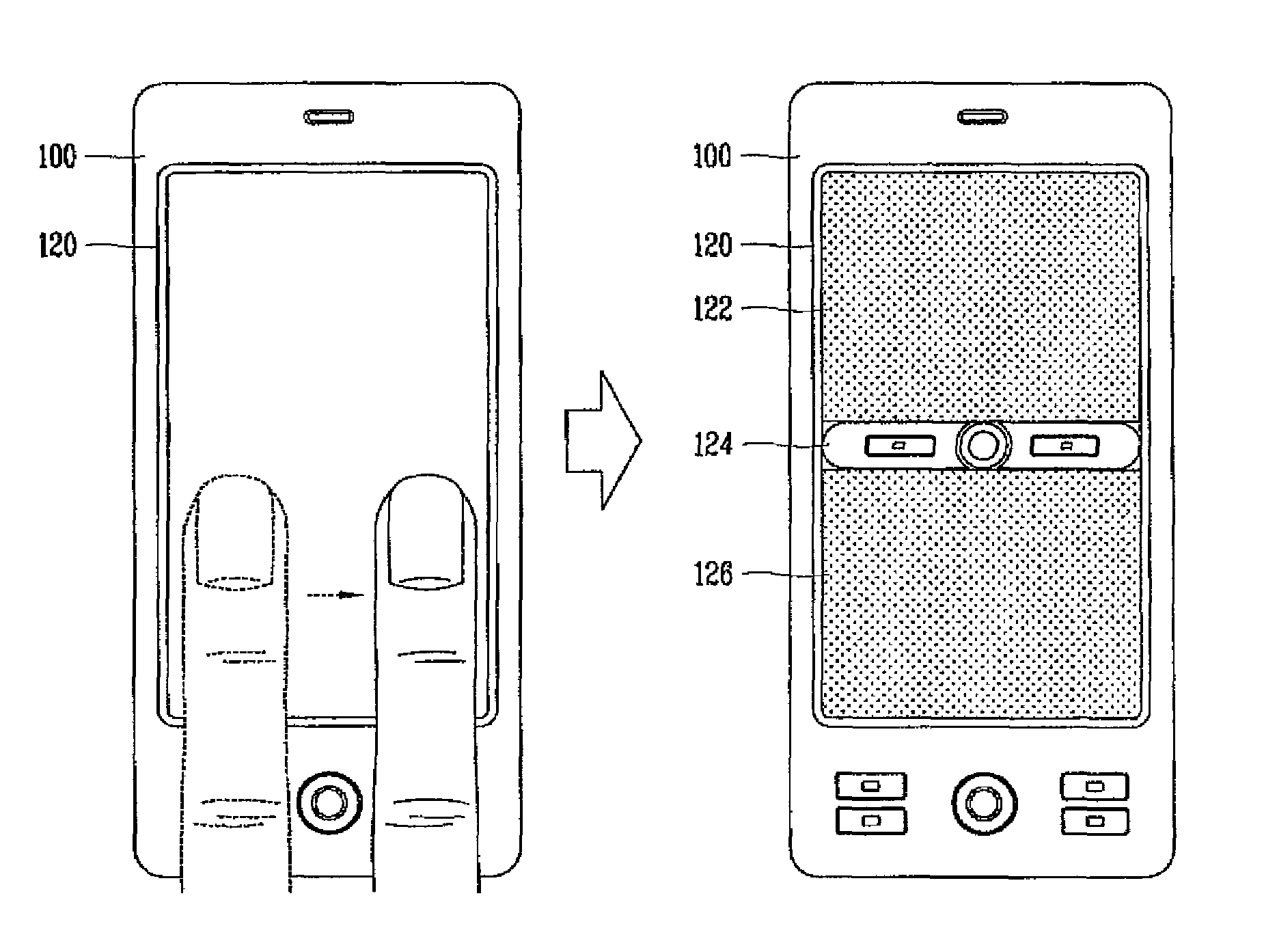 Display device and method of mobile terminal