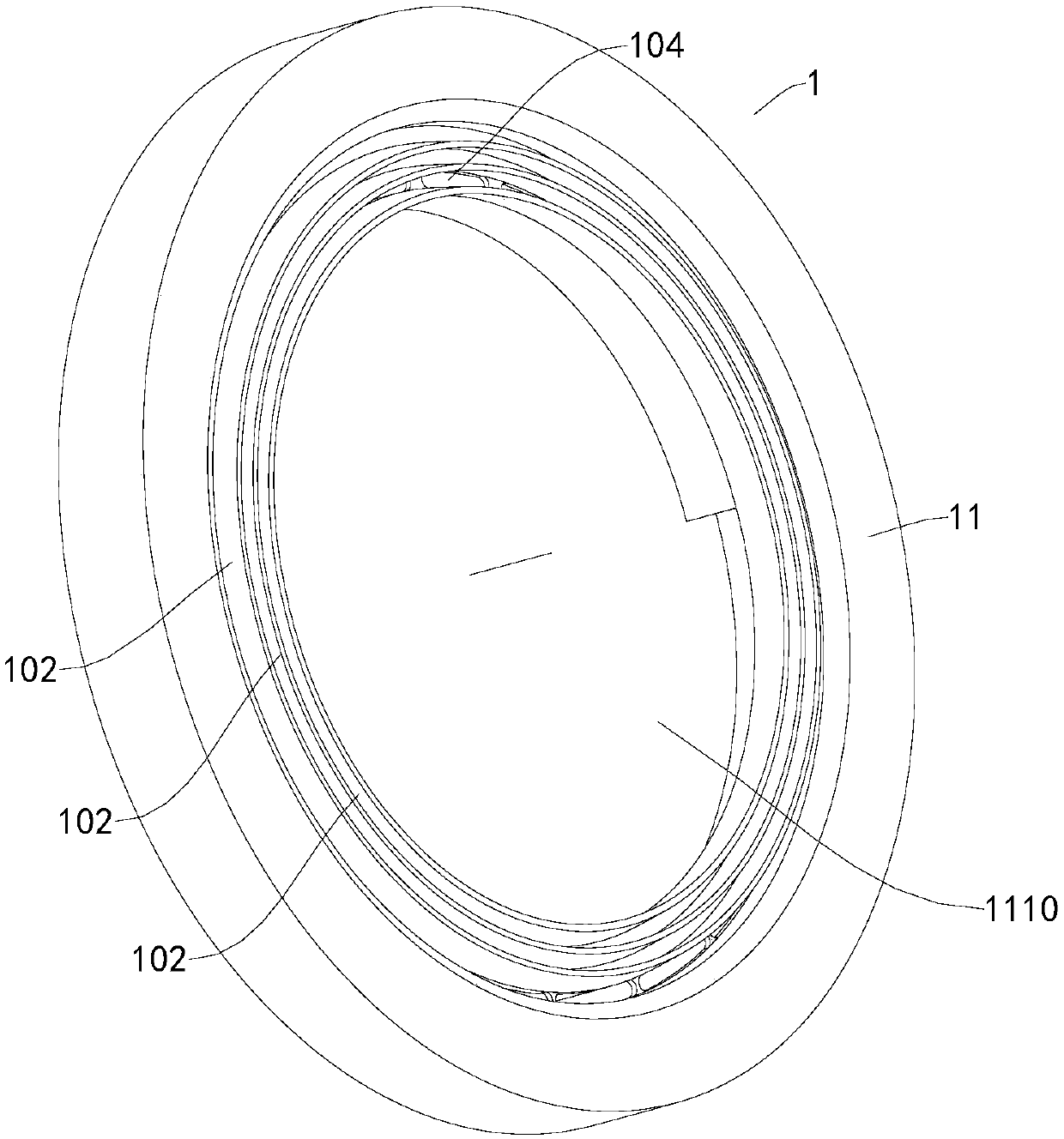 Clothes treatment equipment and balancing device for same