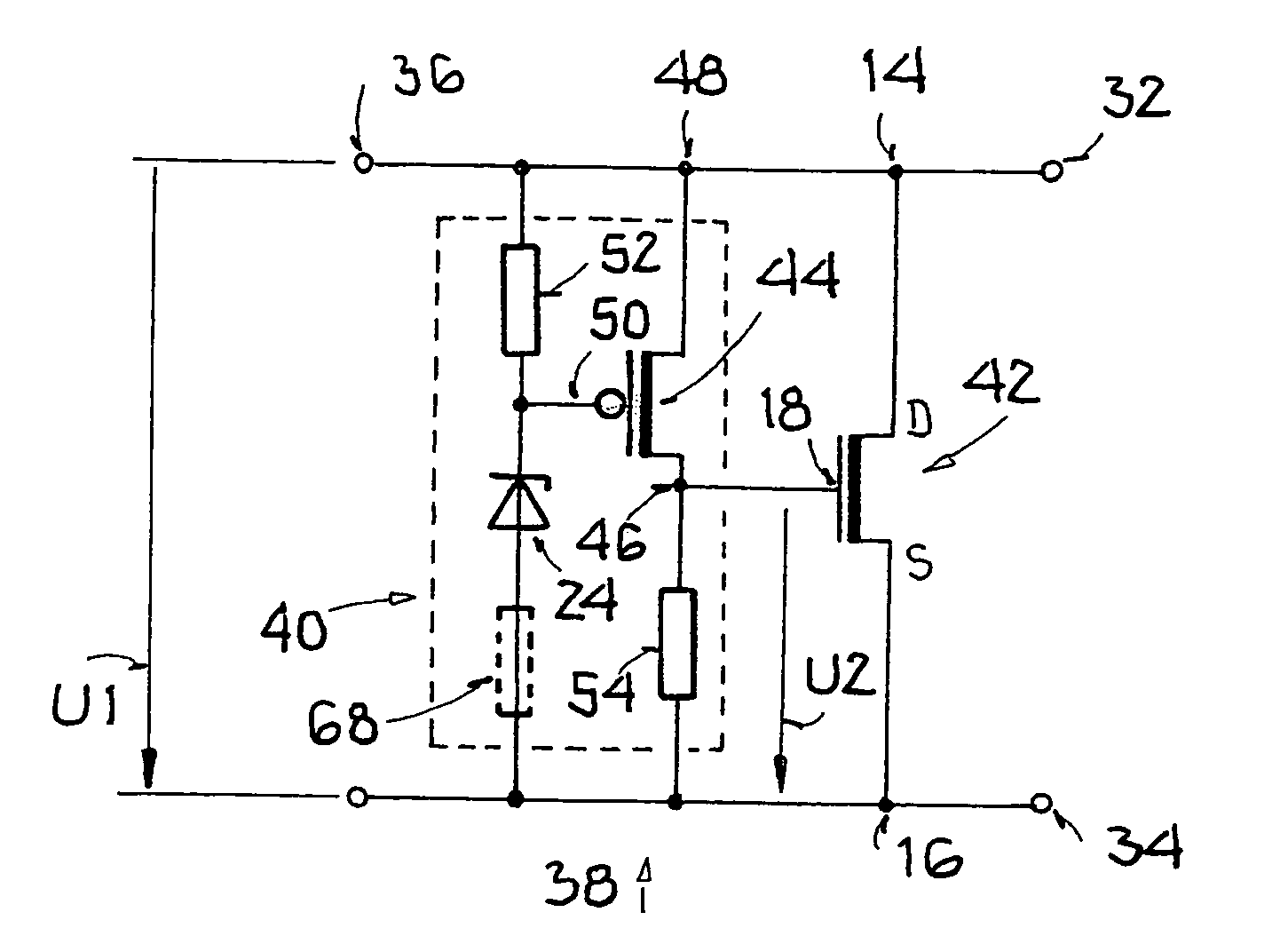 ESD protection circuit for low voltages